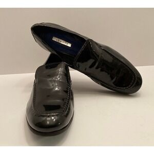 THEORY Womens Patent Leather Loafers Black 36 Womens‎ 6
